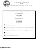 Form Sc1040es - Individual Declaration Of Estimated Tax - 2013