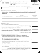 Form Nd-1qec - Qualified Endowment Fund Tax Credit - 2011