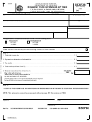 Form Sc8736 - Request For Extension Of Time To File South Carolina Return For Fiduciary And Partnership