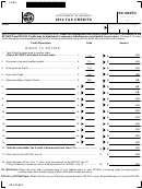 Form Sc1040tc - 2012 Tax Credits - 2012