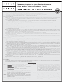 Form Ap-175 - Texas Application For Non-retailer Cigarette, Cigar And/or Tobacco Products Permit