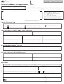 Form Ap-217 - Texas Well Exemption Application