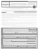 Form Ap-218 - Application For Arbitrator Registry - Individuals Only