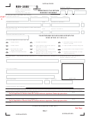 Fillable Form Rev-1500 - Resident Decedent Inheritance Tax Return Printable pdf