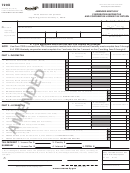Form 720x - Amended Kentucky Corporation Income Tax And Corporation License Tax Return