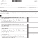 Form 2220-k - Underpayment And Late Payment Of Estimated Income Tax And Llet - 2011