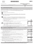 Fillable Form 2210-K - Underpayment Of Estimated Tax By Individuals - 2011 Printable pdf