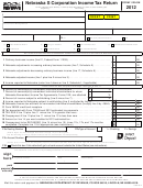 Form 1120-sn - Nebraska S Corporation Income Tax Return - 2012