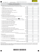 Form 2 - Schedule V - Montana Tax Credits - 2011