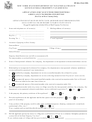 Form Rp-466-c [erie] - Application For Volunteer Firefighters / Ambulance Workers Exemption