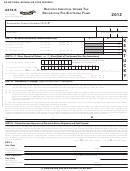 Form 8879-, (state Form 42a740-s22) - Kentucky Individual Income Tax Declaration For Electronic Filing - 2012