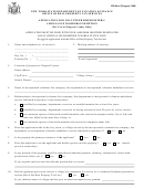 Form Rp-466-d [niagara] - Application For Volunteer Firefighters / Ambulance Workers Exemption