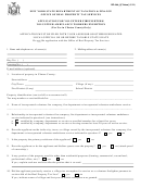 Form Rp-466-j [clinton] - Application For Volunteer Firefighters/ Volunteer Ambulance Workers Exemption