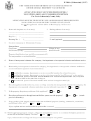 Form Rp-466-e [schenectady] - Application For Volunteer Firefighters / Volunteer Ambulance Workers Exemption