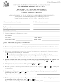 Form Rp-466-f [montgomery] - Application For Volunteer Firefighters / Volunteer Ambulance Workers Exemption