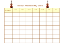Today I Practiced My Viola Behavior Chart