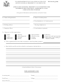 Fillable Form Rp-420-B-Org - Application For Real Property Tax Exemption For Nonprofit Organizations - Permissive Class I-Organization Purpose Printable pdf