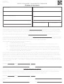 Form Bt-167 - Pledge Of Account