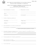 Form Rp-483-c - Application For Real Property Tax Exemption For Temporary Greenhouses