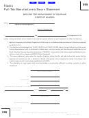 Form 0405-095 - Pull-tab Manufacturers Sworn Statement