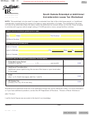 Sd Eform 1995 V1 - South Dakota Extended Or Additional Consideration Lease Tax Worksheet