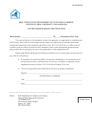 Form Rp 503 - Tax Map Maintenance Certification