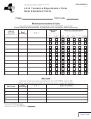 Form Rp-5022salv - Tentative Equalization Rate Sale Objection Form - 2015