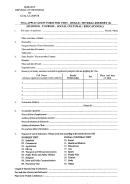 Indonesia Visa Application Form For Visit - Single/several Journey(s)