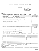 Form Esd-ark-209bs - Employer's Quarterly Contribution And Wage Report - Arkansas Employment Security Department