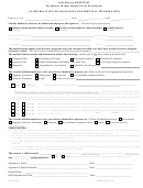 Authorization To Disclose Confidential Information Form - Maine Mental Health Services