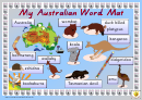 Australian Word Mat