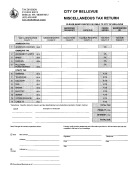 City Of Bellevue Miscellaneous Tax Return Form