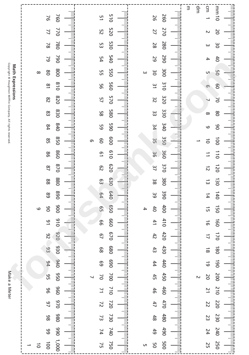 centimeter ruler free printable