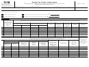 Fillable Form 1118 - Foreign Tax Credit-Corporations Printable pdf