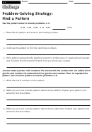 Problem-solving Strategy: Find A Pattern - Math Worksheet With Answers