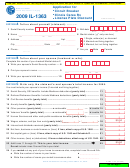 Form Il-1363 - Application For ,circuit Breaker ,illinois Cares Rx ,license Plate Discount - 2009