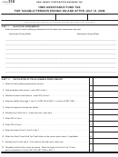 Form 310 - Hmo Assistance Fund Tax For Taxable Periods Ending On And After July 31, 2008