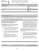 Form 1120-ic-disc - Borrower's Certificate Of Compliance With The Rules For Producer's Loans