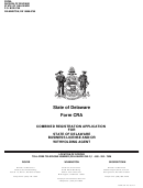 Form Cra - Combined Registration Application For State Of Delaware Business License And/or Withholding Agent
