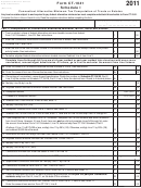 Schedule I (form Ct-1041) - Connecticut Alternative Minimum Tax Computation Of Trusts Or Estates - 2011