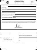 Form Sc616 - Notification To Lock In County Designation
