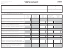 Schedule Ct-It Credit - Income Tax Credit Summary - 2011 Printable pdf