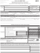 Form Ct-990t Ext - Application For Extension Of Time To File Unrelated Business Income Tax Return - 2011 Printable pdf