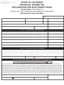 Form Dr 8453 - Individual Income Tax Declaration For Electronic Filing