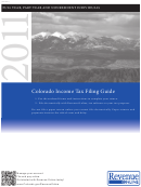 Form 104 - Colorado Individual Income Tax - 2011