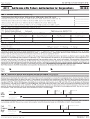 Form 8453-c - California E-file Return Authorization For Corporations - 2011