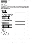 Silly Riddle - Fractions Worksheet With Answers