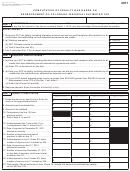Form Dr 0204 - Computation Of Penalty Due Based On Underpayment Of Colorado Individual Estimated Tax - 2011