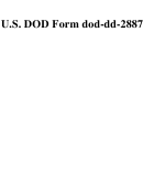Dd Form 2887 - Navy/marine And Eagle Cash Enrollment And Authorization Agreement