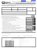 Form 54-014 - Iowa Mobile/manufactured/modular Home Owner Application For Reduced Tax Rate - 2012